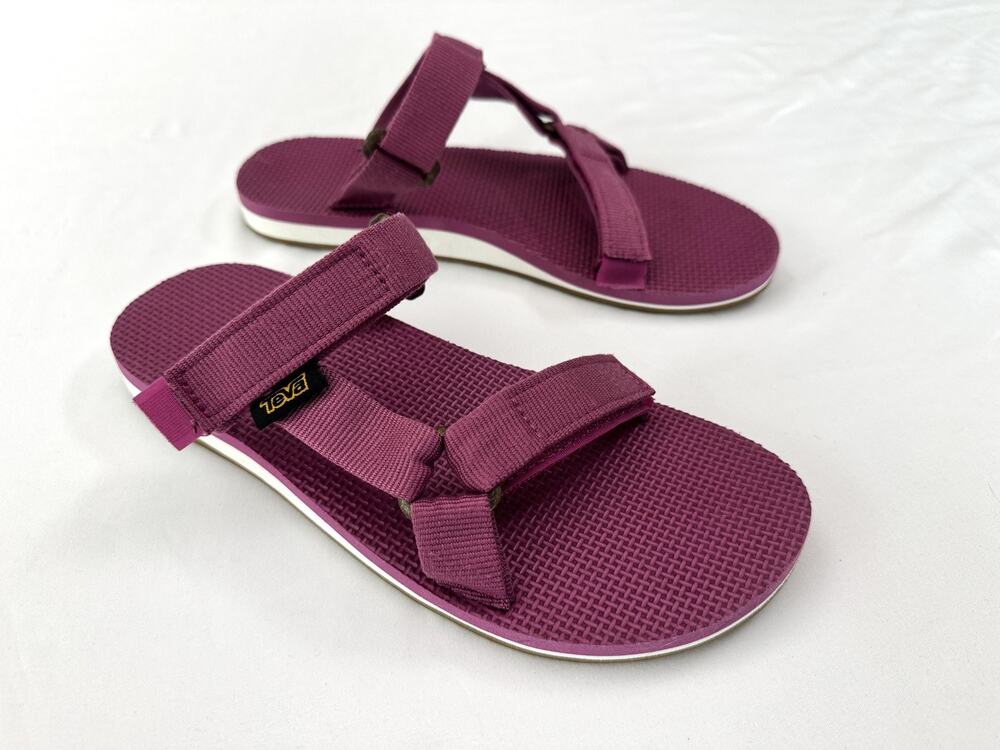 Teva Sandals Womens Size 8 Berry Pink Hook Loop Lightweight Flat EU 39